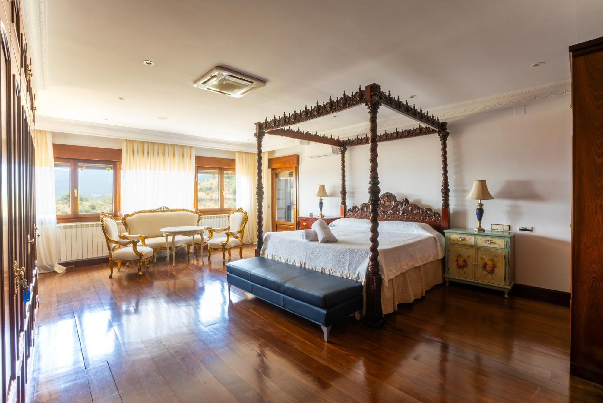 Mansion Con Jacuzzi A 40 Grados, Gran Piscina Y Padel Villa El Tiemblo Buitenkant foto