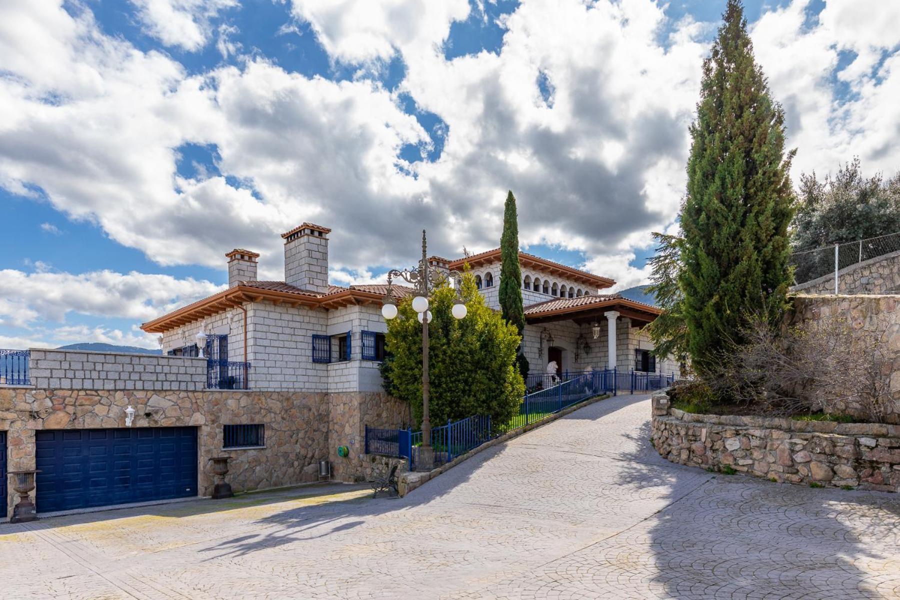 Mansion Con Jacuzzi A 40 Grados, Gran Piscina Y Padel Villa El Tiemblo Buitenkant foto