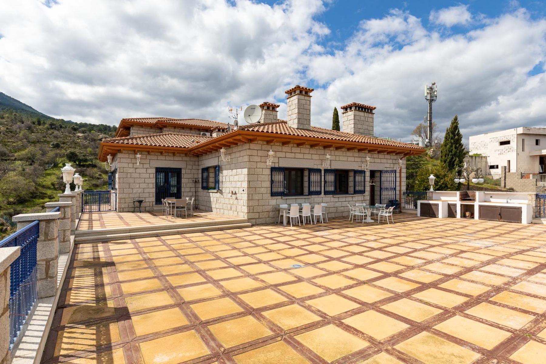 Mansion Con Jacuzzi A 40 Grados, Gran Piscina Y Padel Villa El Tiemblo Buitenkant foto